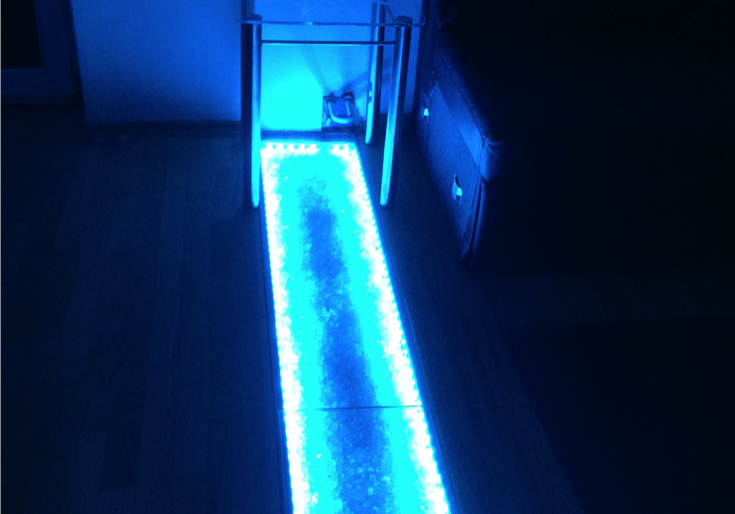 Bodenverglasung-RGB-LED-blue