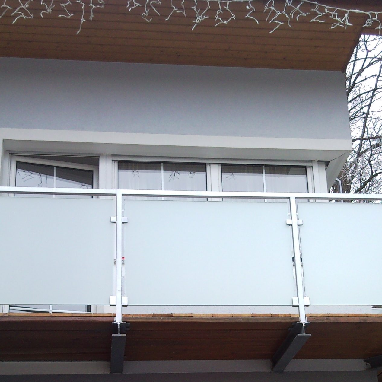 Balkon-VSG-matt